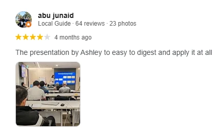 Client Review for Ashley Tan